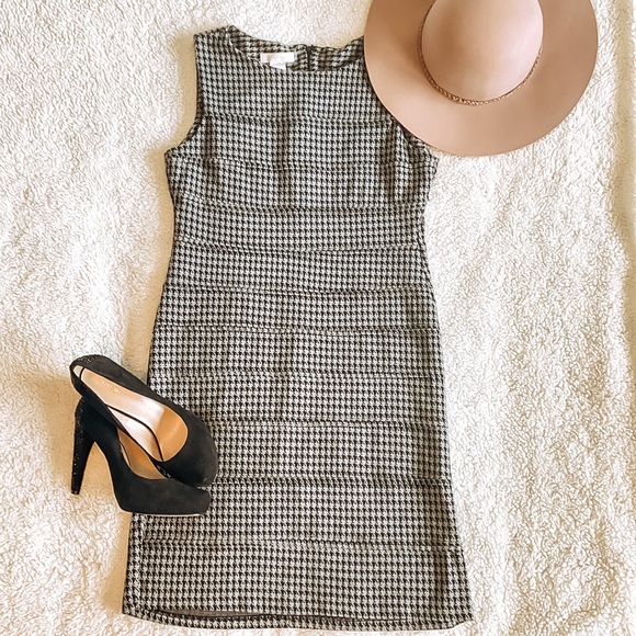 London Times Dresses & Skirts - London Times NWOT Houndstooth A-Line Dress
